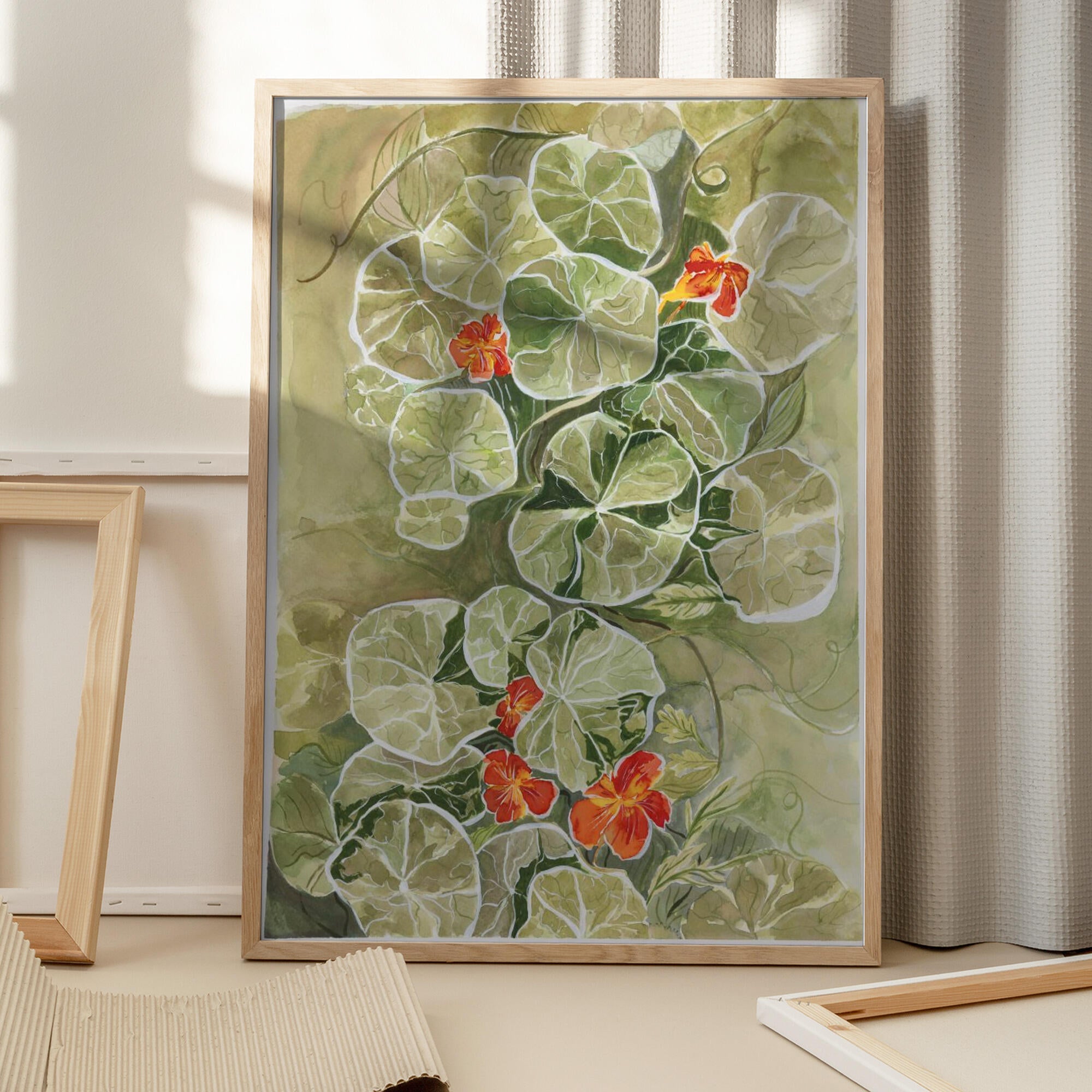 Nasturtium Tapestry