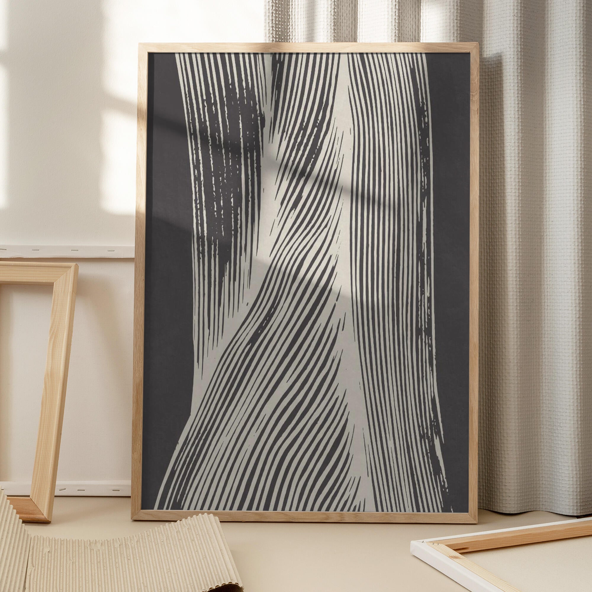 Abstract hand drawn Line 03