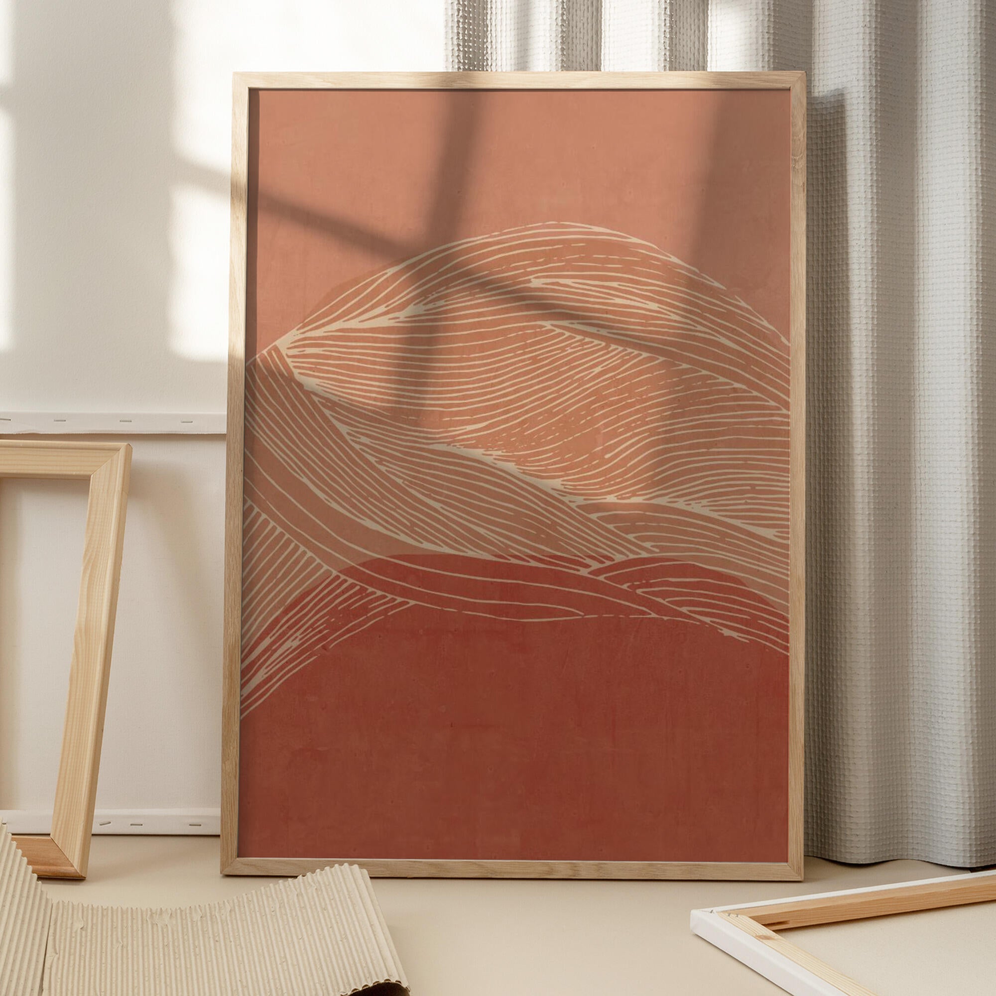 Terracotta Desert Landscape