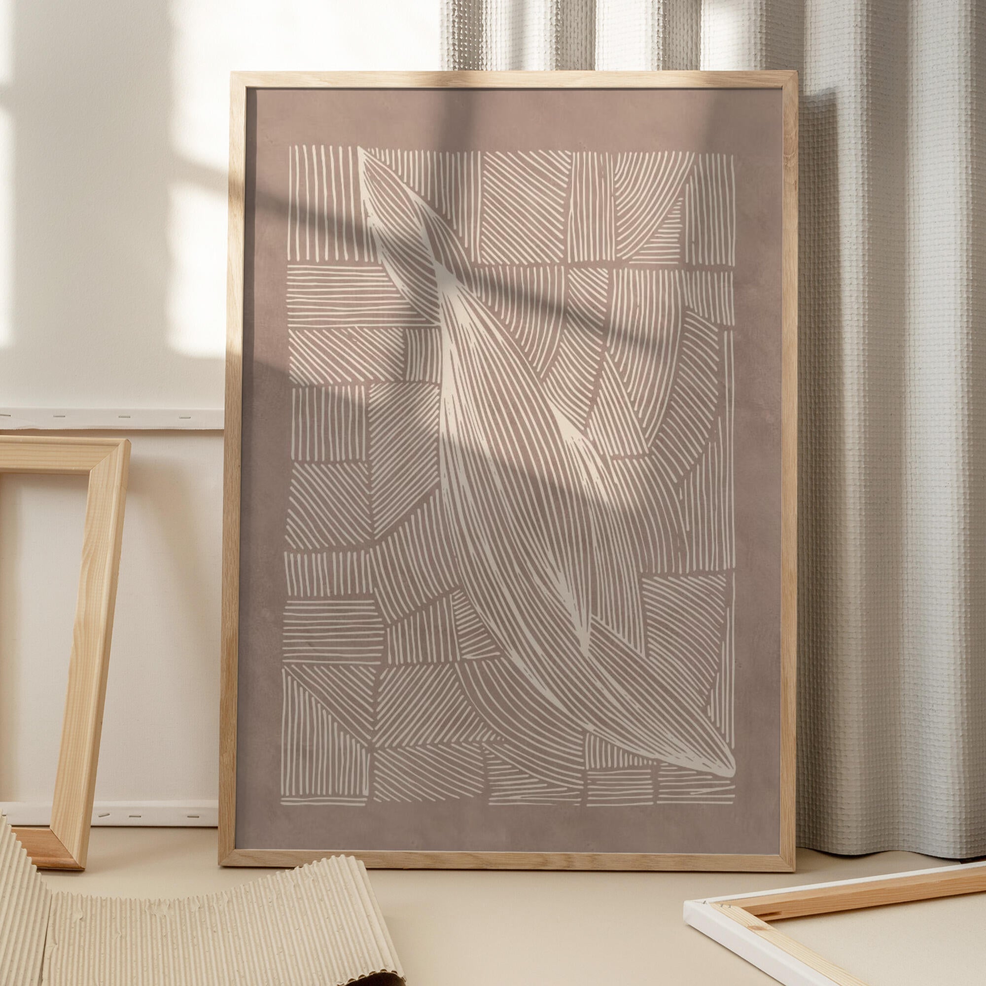 Abstract Irregular Lines
