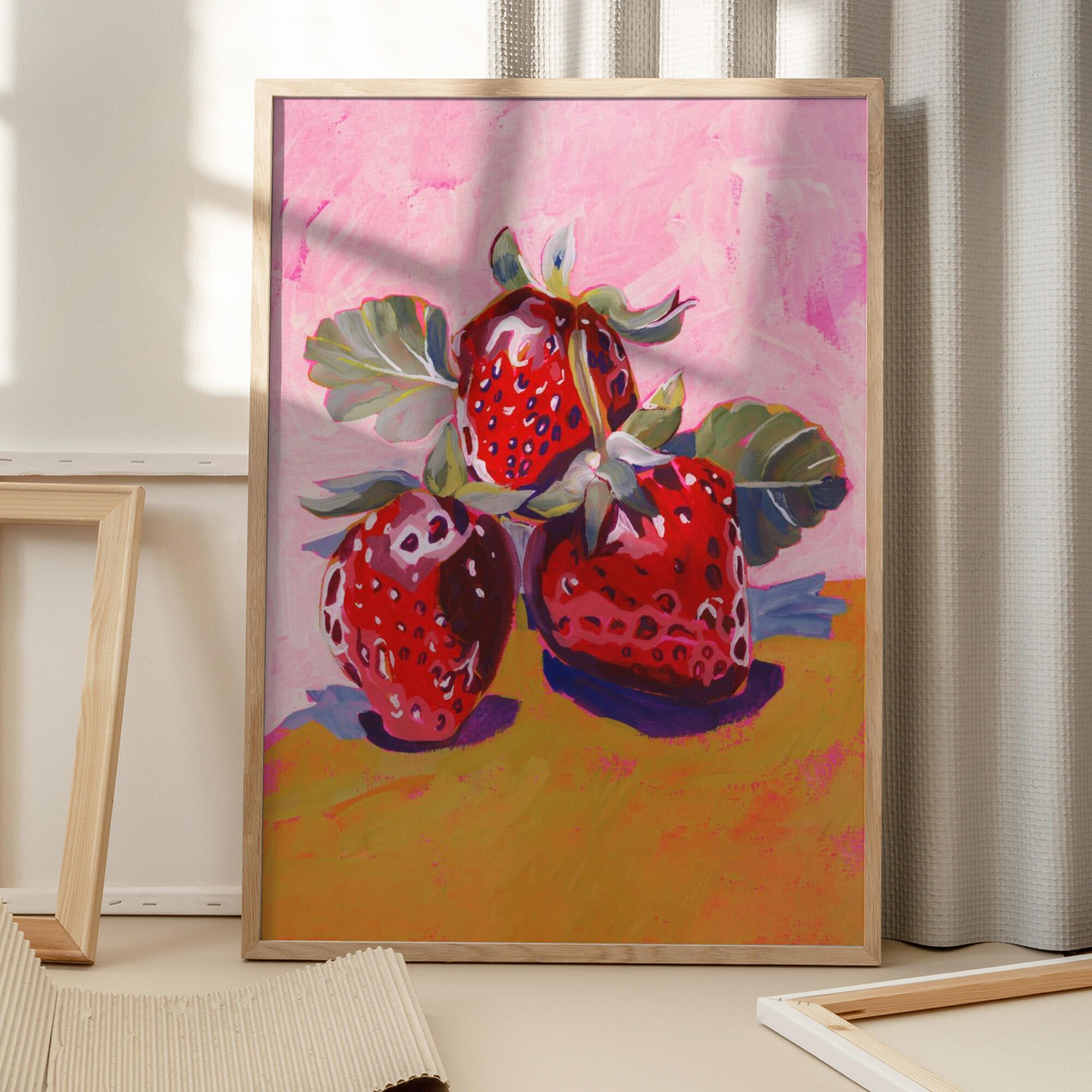 Fresh Paintainly Strawberries
