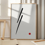 Black Line Red Dot