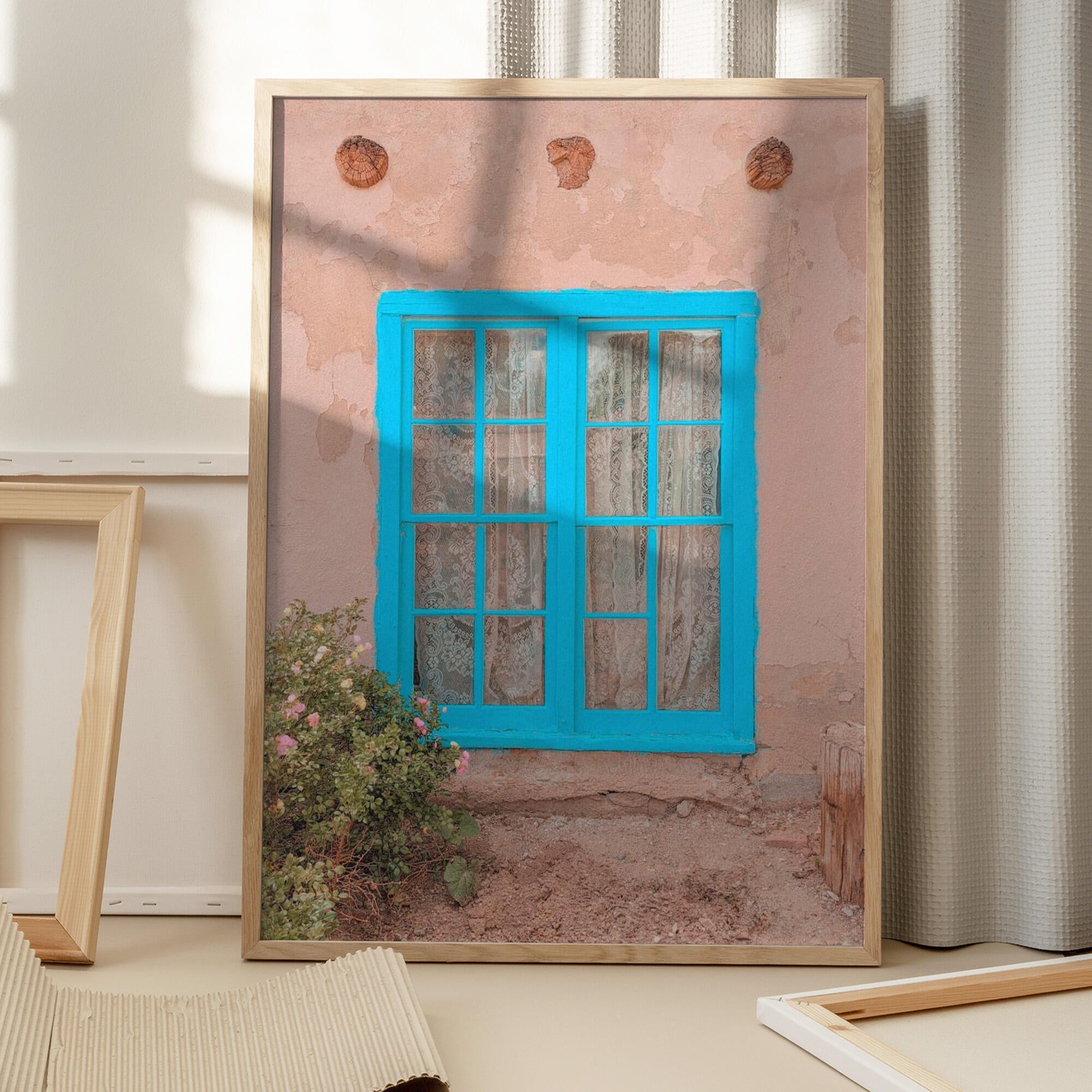 Turquoise Window - Taos, New Mexico