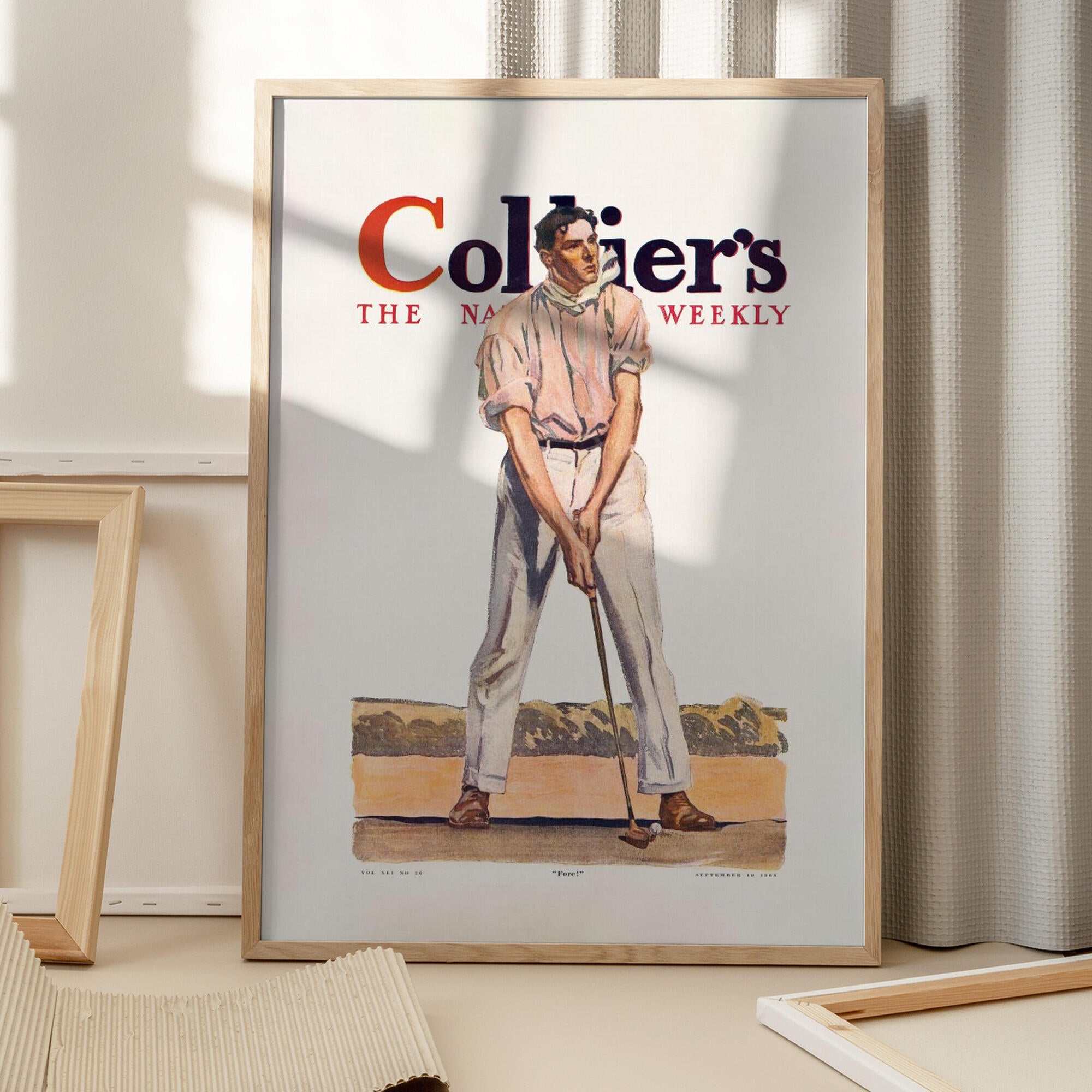 Collier's Golf (1908), Vintage Man