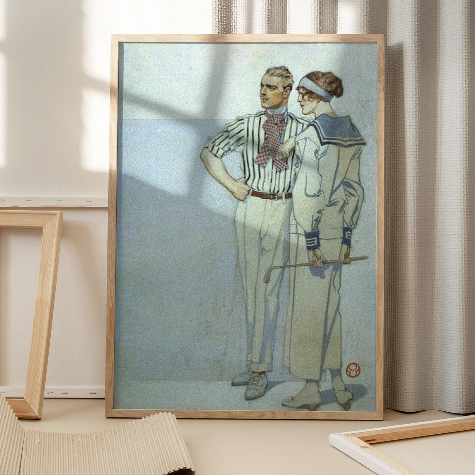 Man and Woman In Sport Clothes (1913)