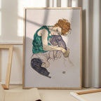 Seated Woman With Legs Drawn Up