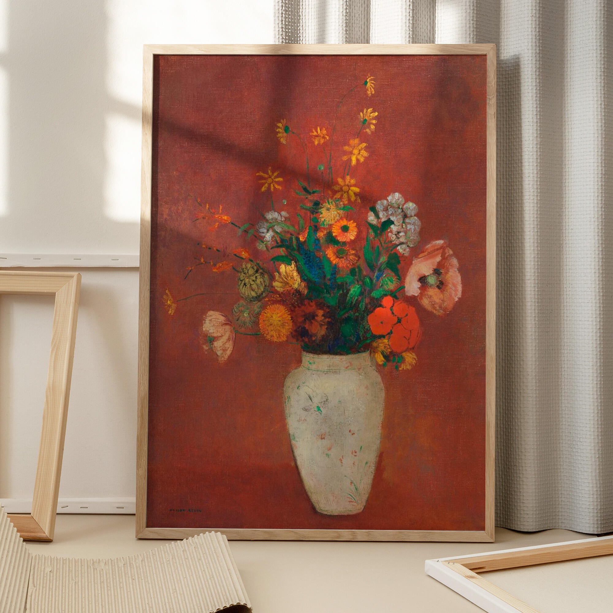 Bouquet In a Chinese Vas