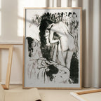 Nude Woman Standing, Drying Herself No.2