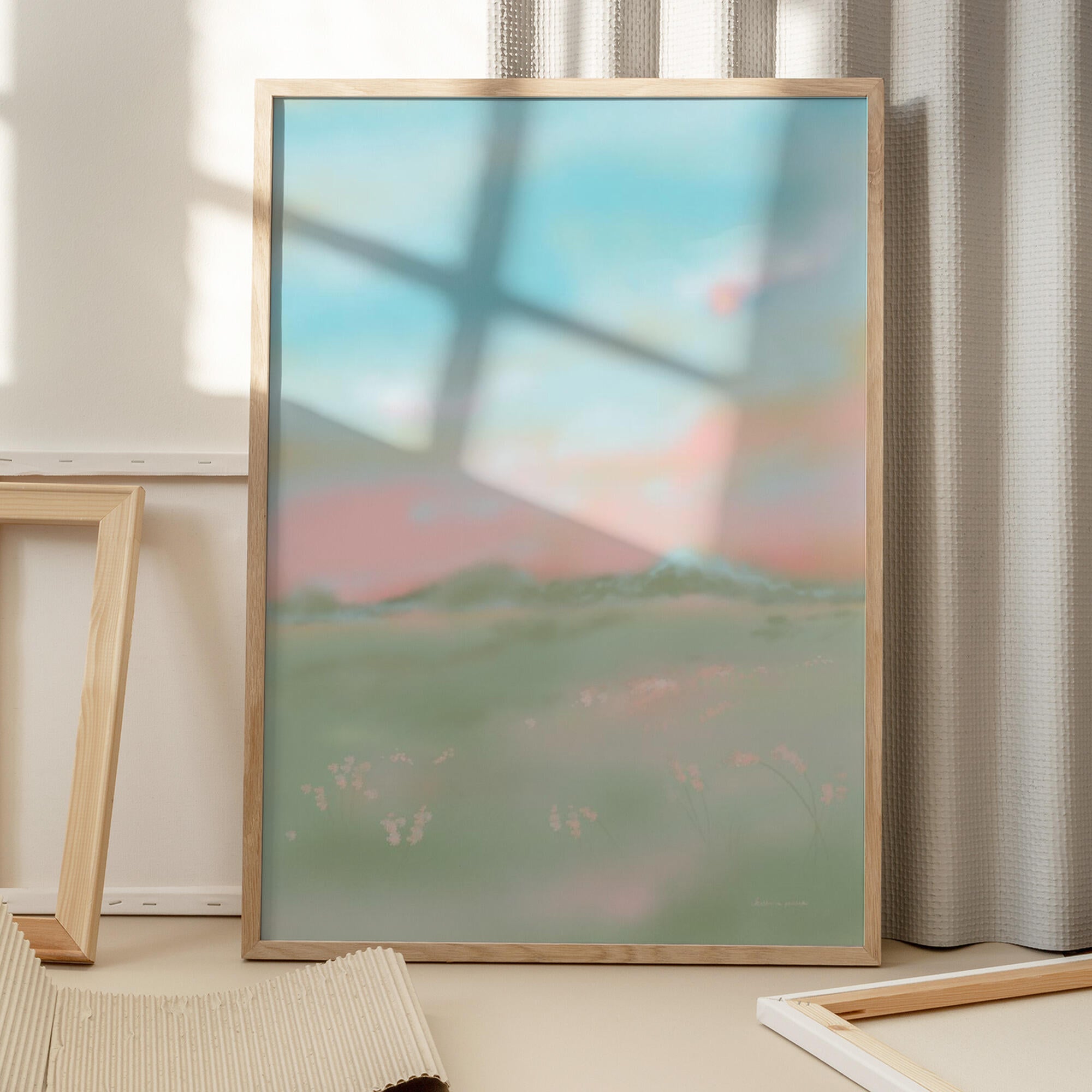 Dreamy Pastel Meadow