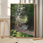 The Parc Monceau (1878) By Claude Monet