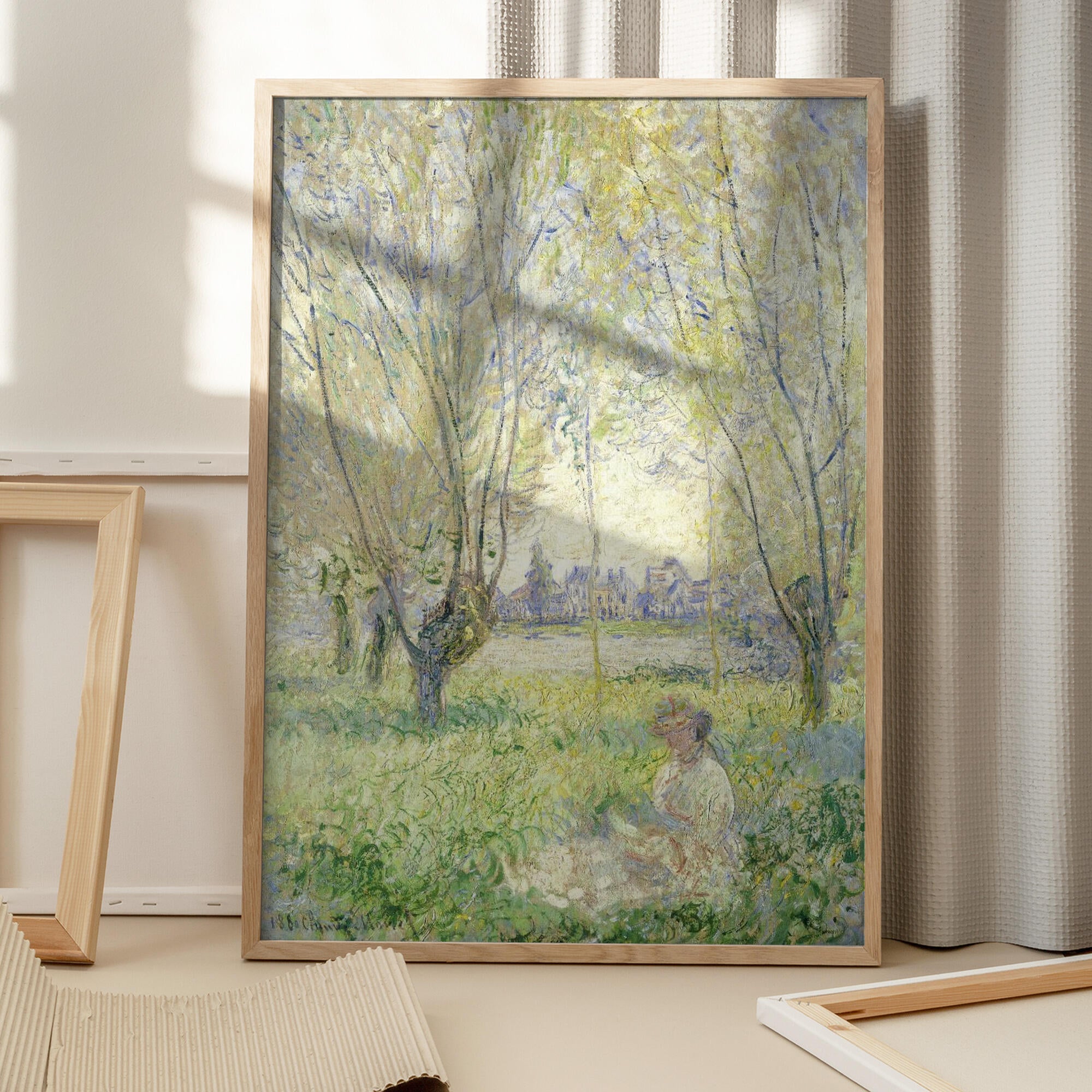 Woman Seated Under the Willows (1880)