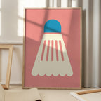 Badminton White Blue