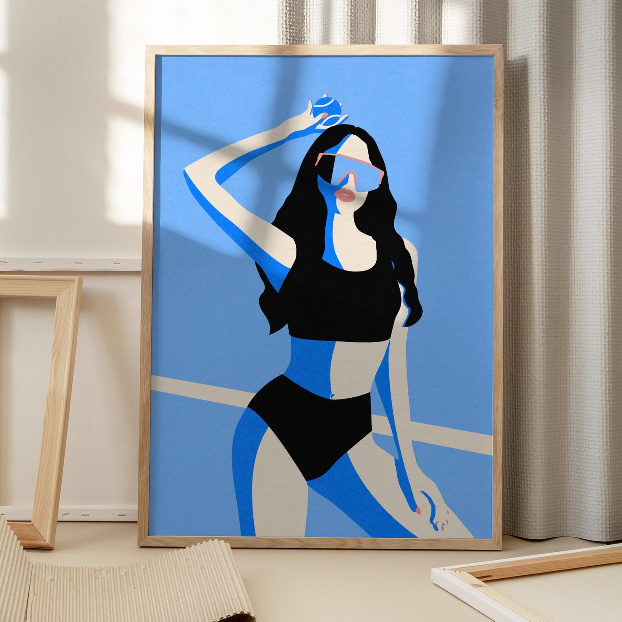 Blue Sport Girl