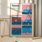 Poster Tennis Double Vault