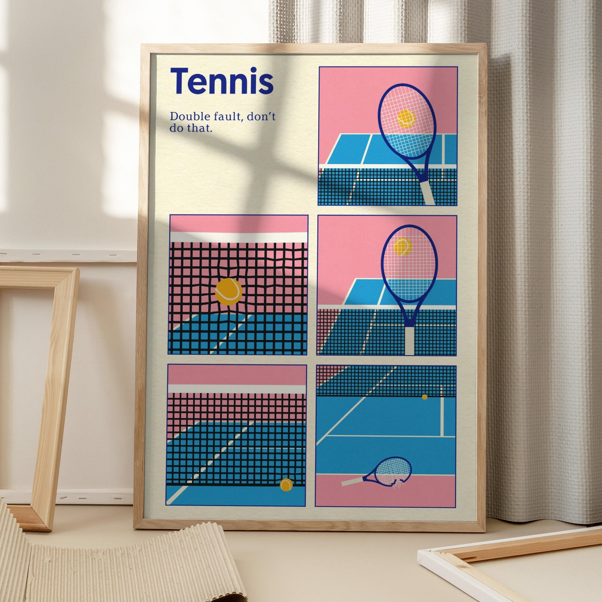 Poster Tennis Double Vault