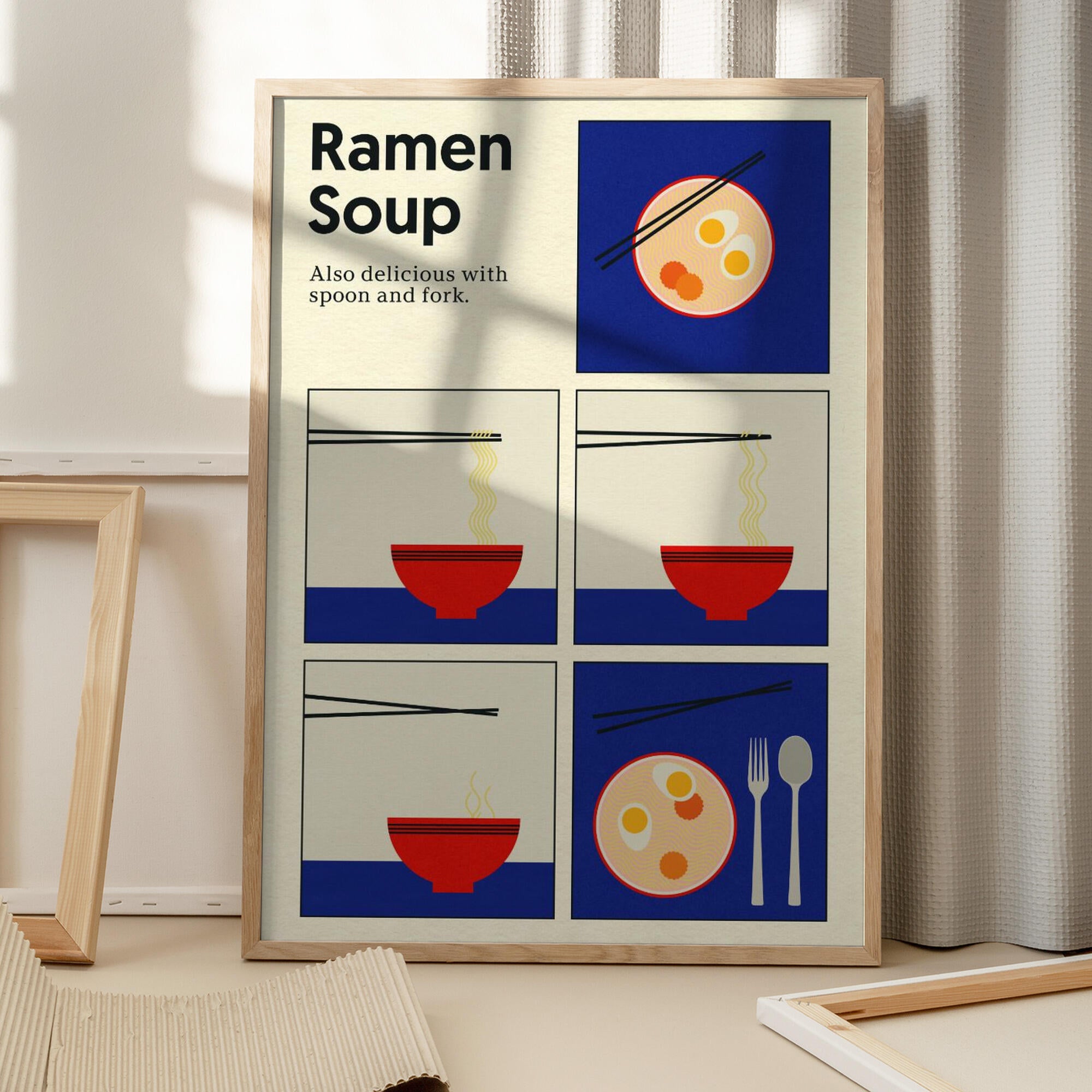 Poster Ramen Soup