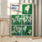 Poster Monobloc Five Squares