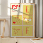 Poster Drying Rack
