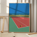 Tennis Court In the Desert