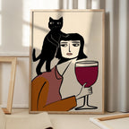 Wine and cat lover