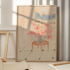 Cherry Blossoms In Parisian Apartment