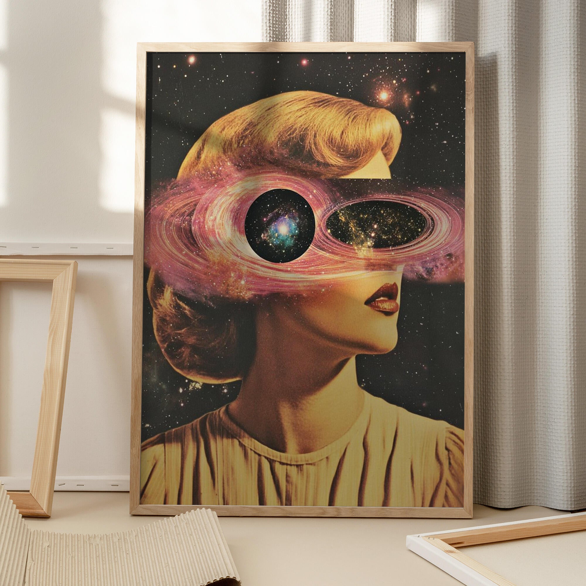 A Woman with Cosmic Elements