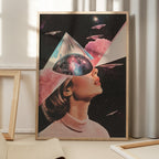 A Woman with Cosmic Elements