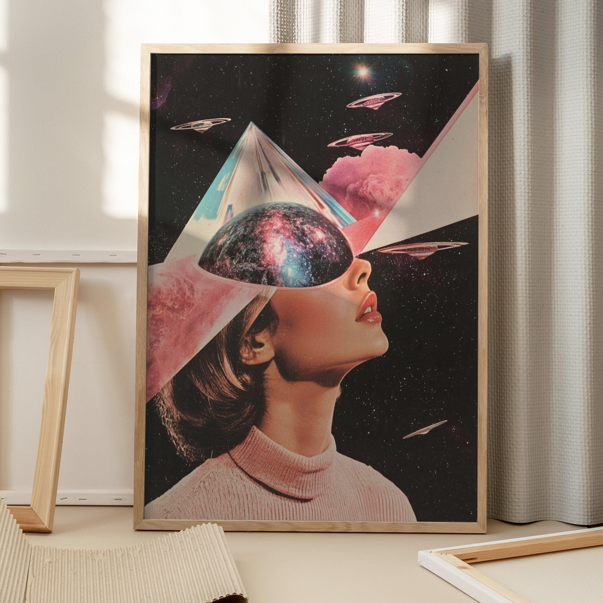 A Woman with Cosmic Elements