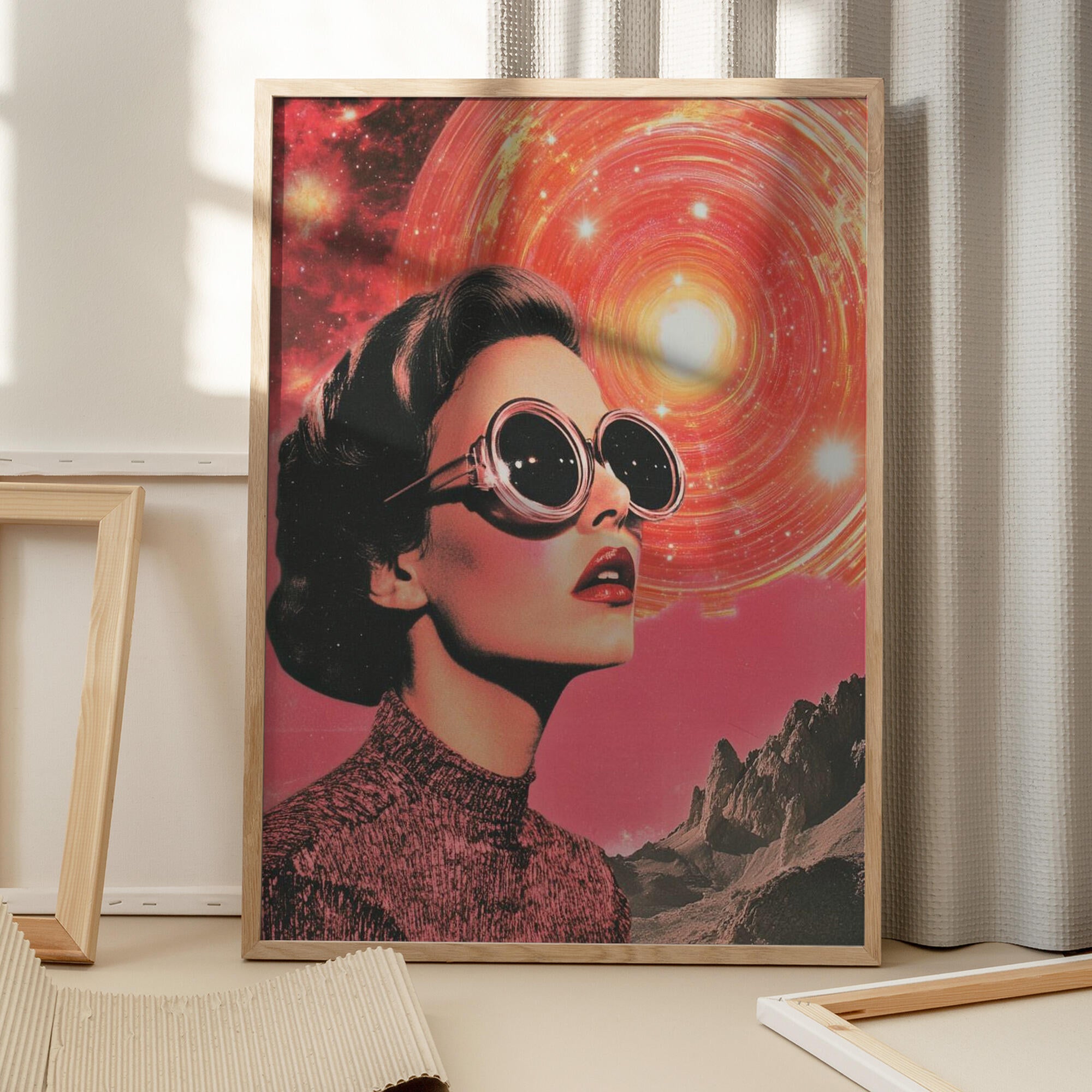 Space Vision Vintage Collage