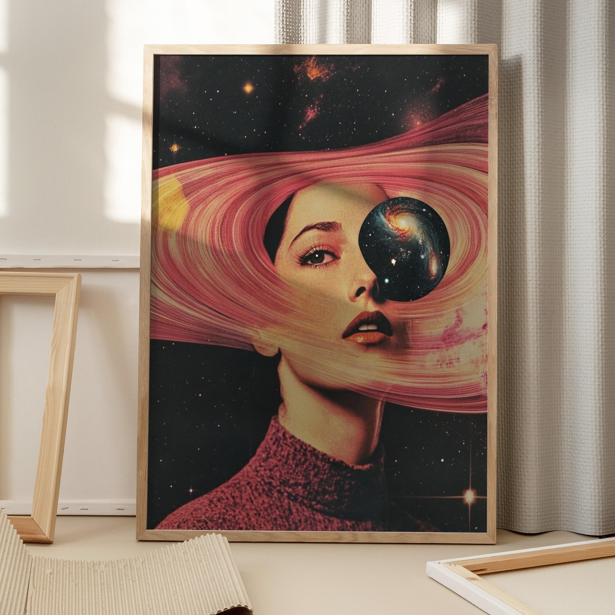 Portraiture with Cosmic Elements