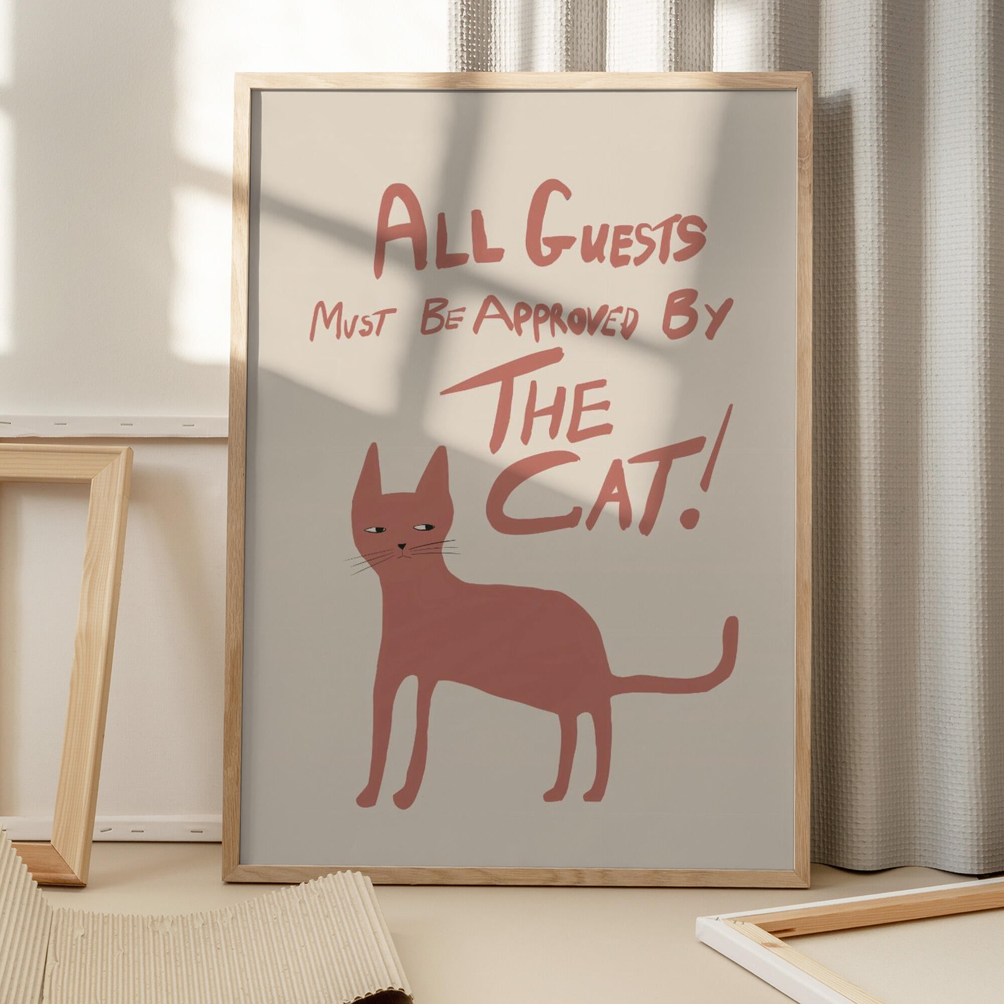 All guests must be approved by the cat!