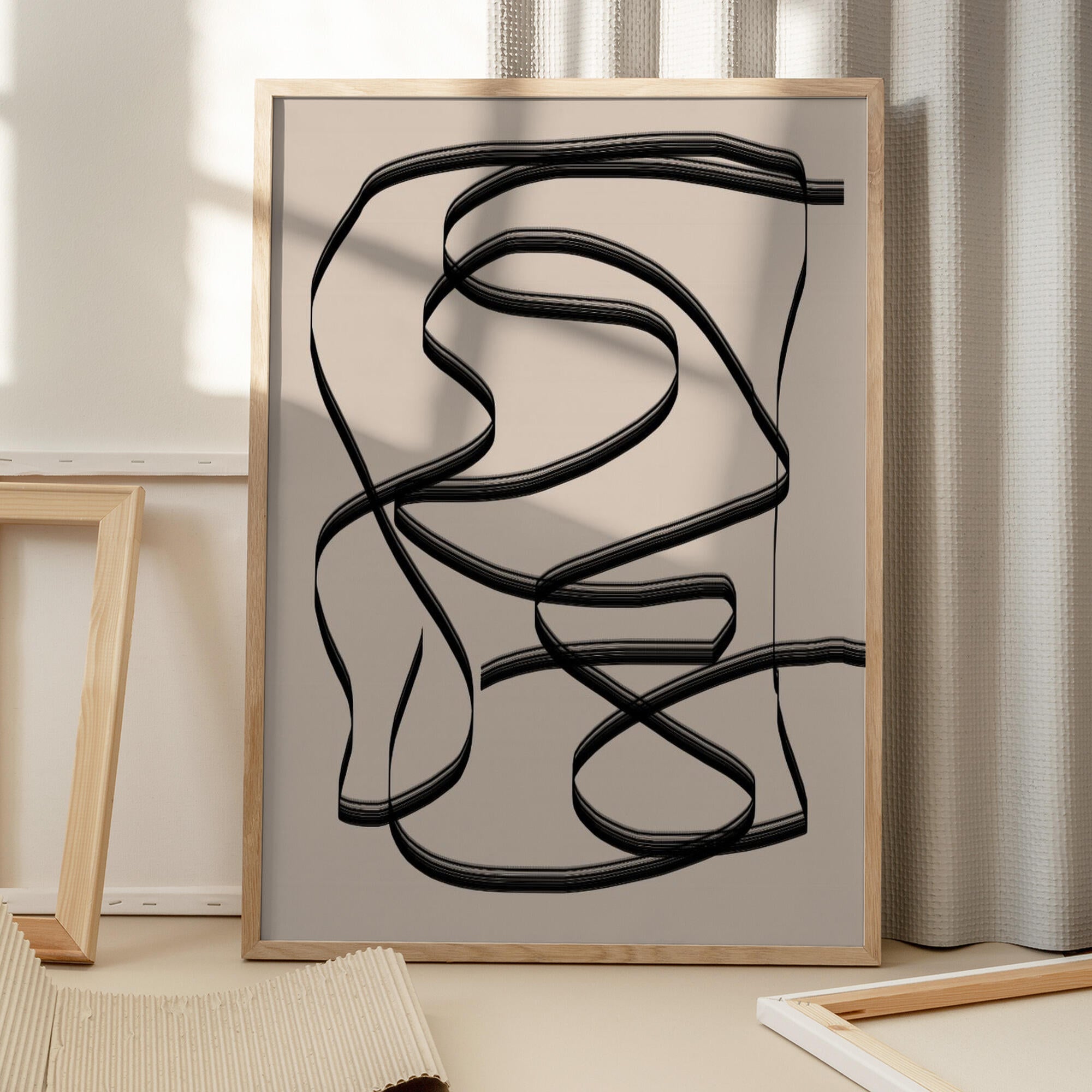 Flowing Lines Maze