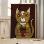 Pot Plant Cat