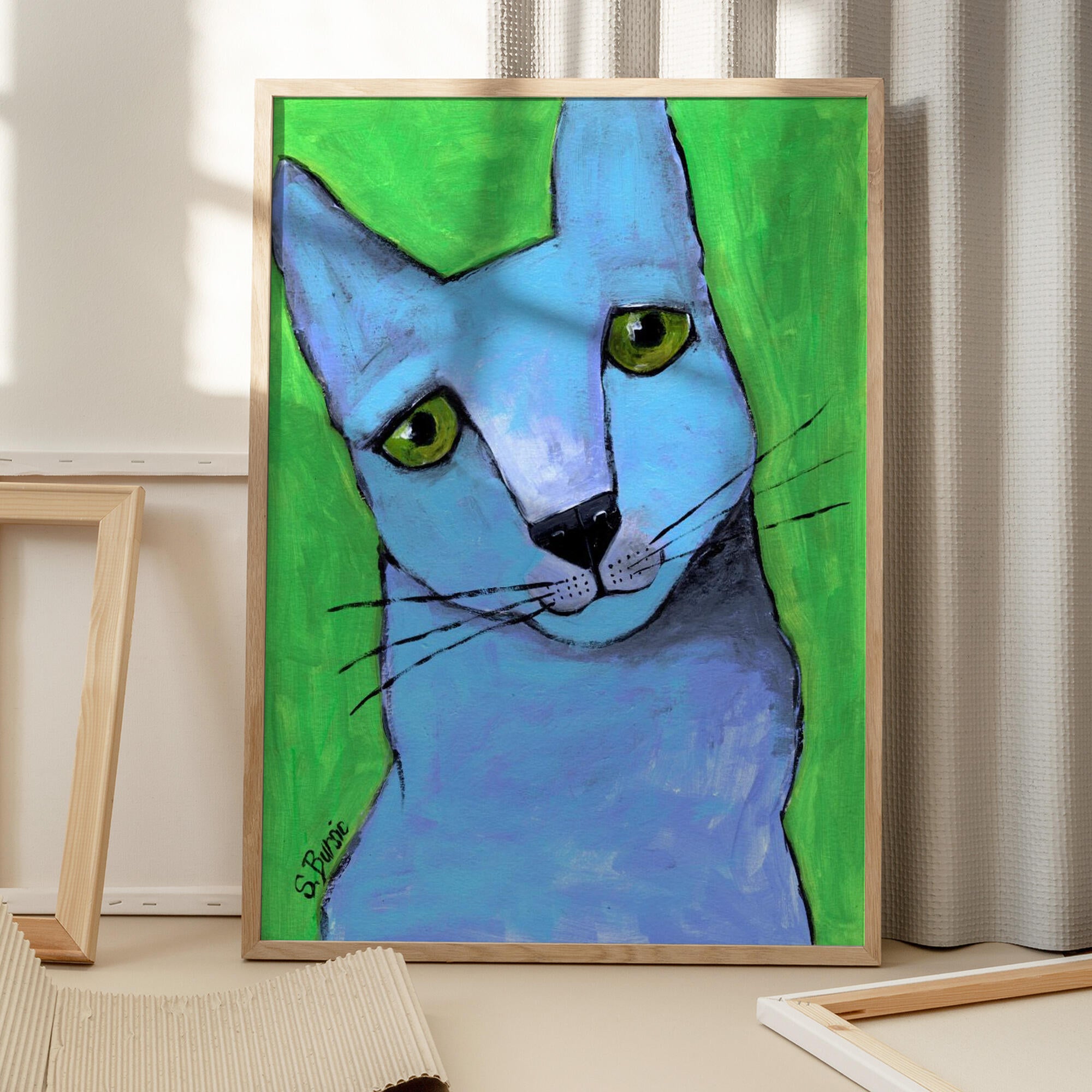The Big Blue Cat