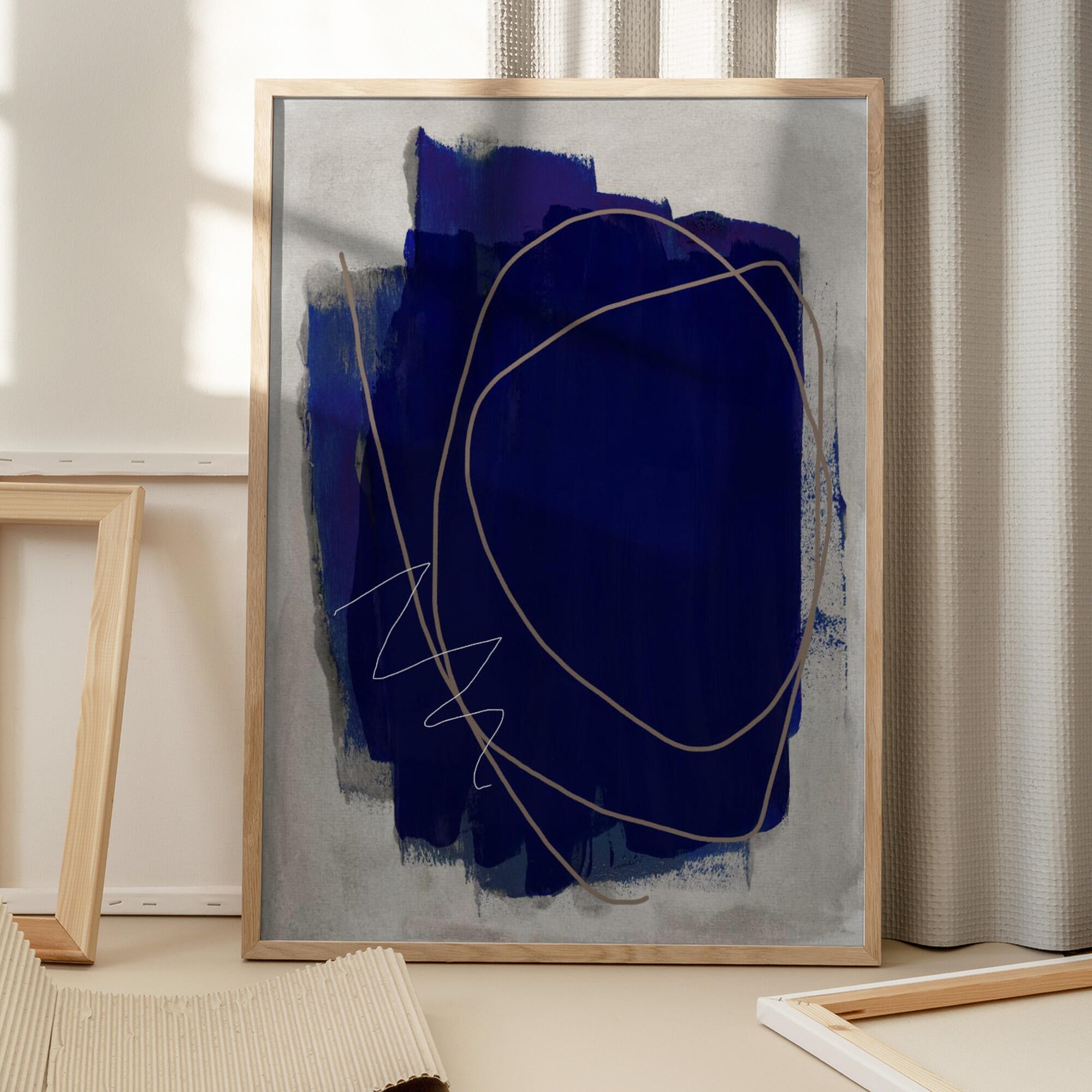 Blue Strokes 5