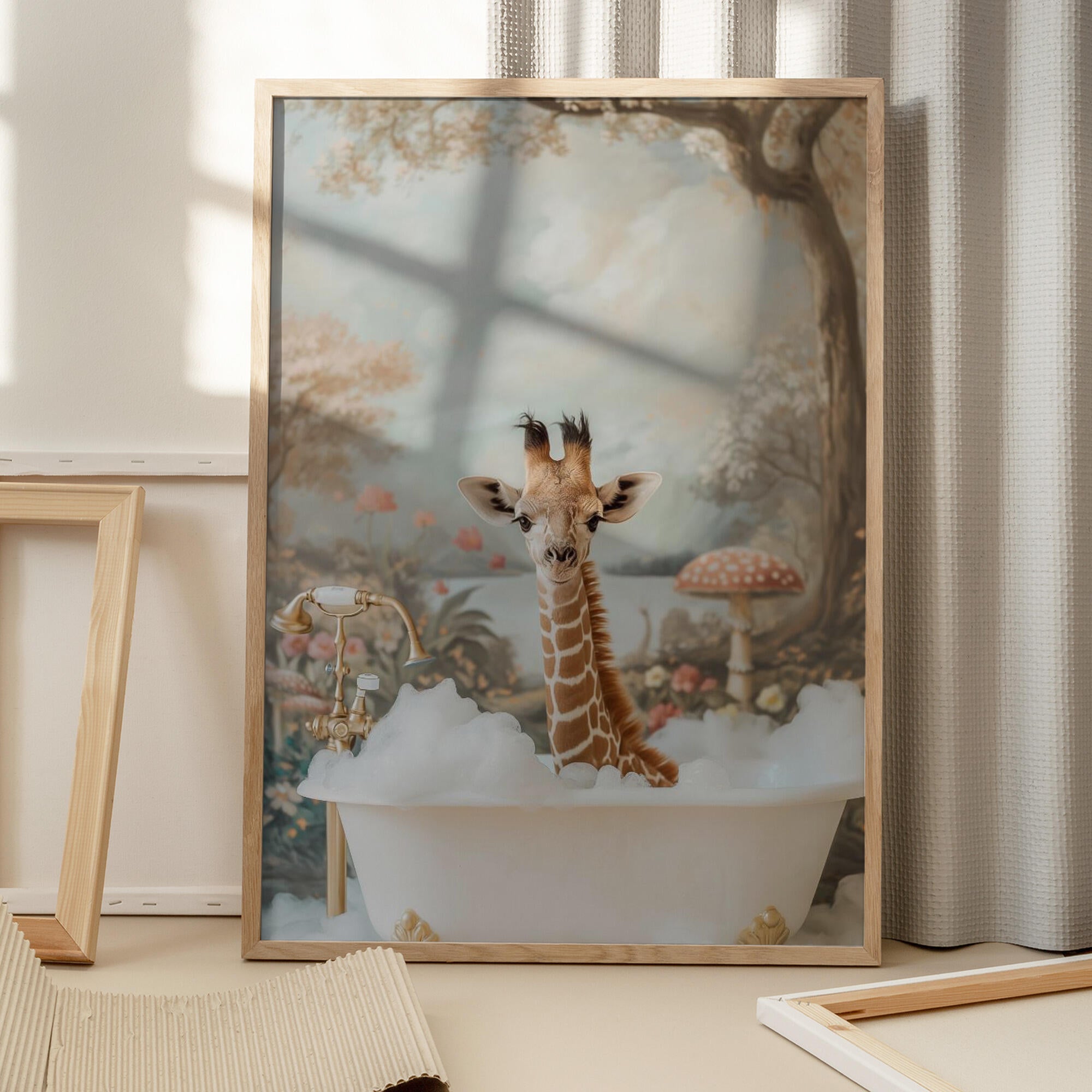 Whimsical Giraffe Soak