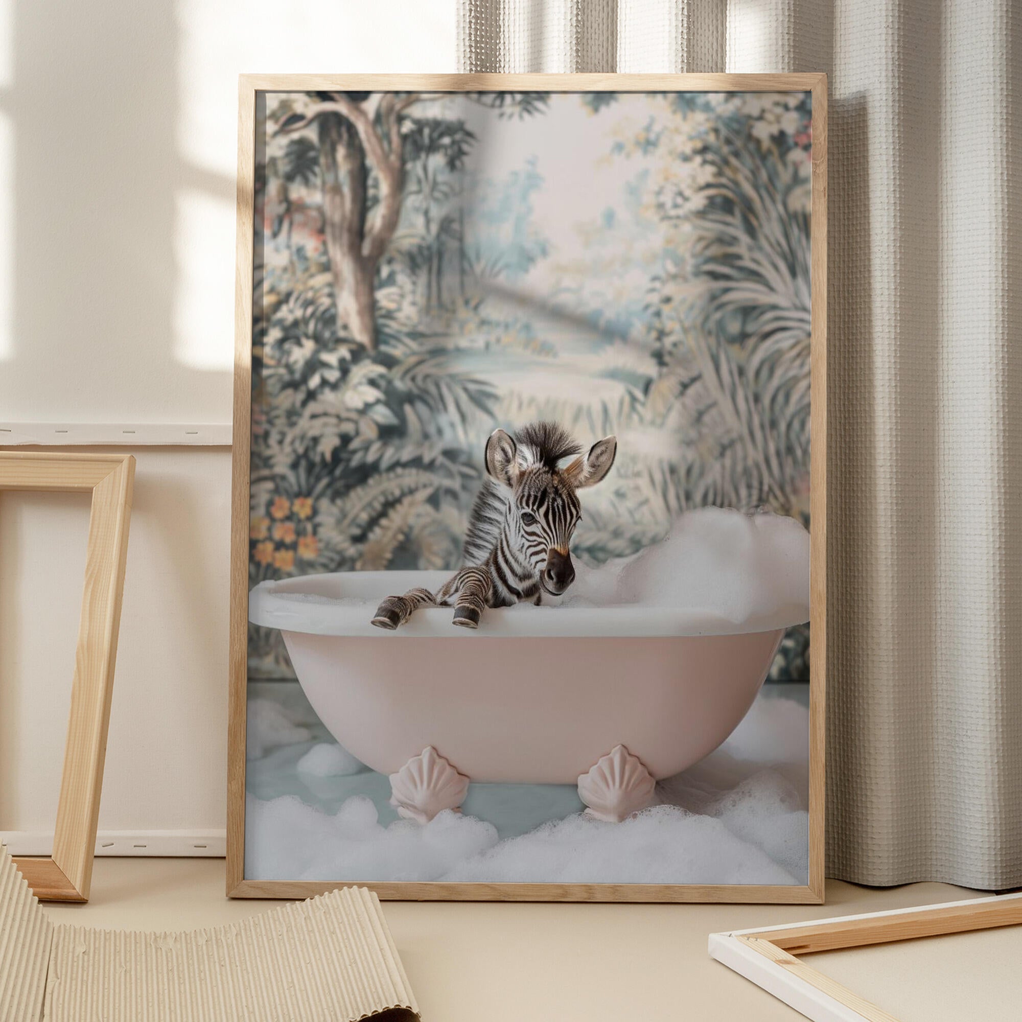 Zebra’s Bath Time