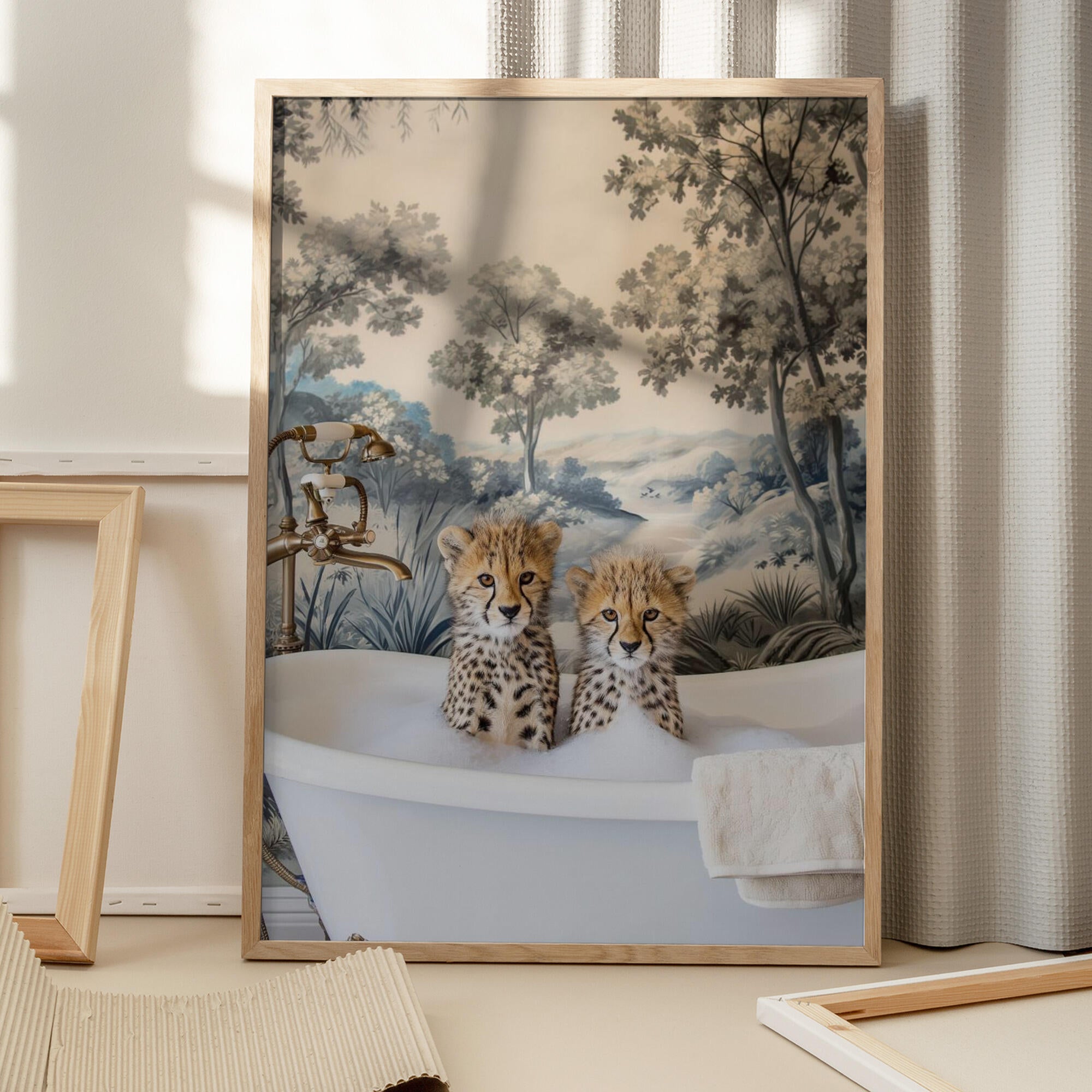 Cheetah Bath Time Duo