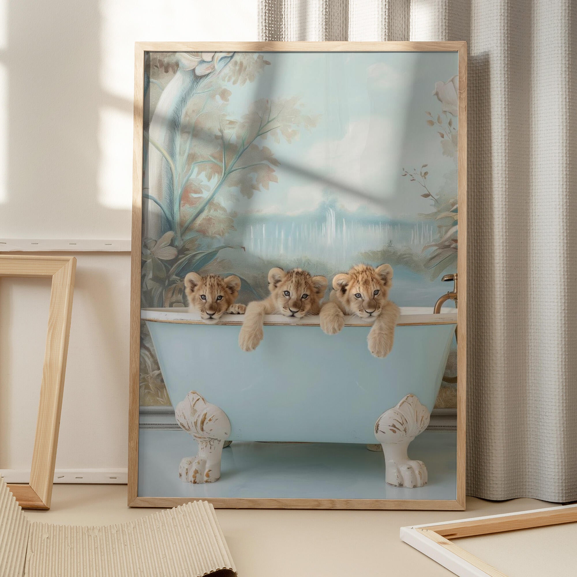 Blue Lagoon Lion Cubs