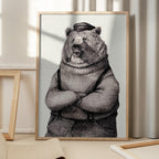 Bear In Vintage Attire