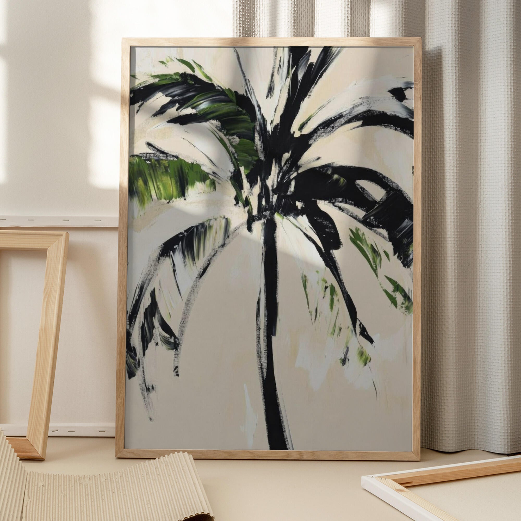 Abstract Palm Tree