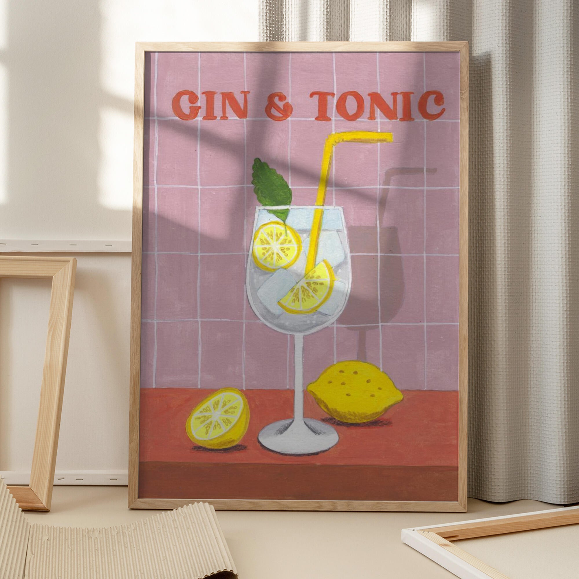 Gin and Tonic Cocktail