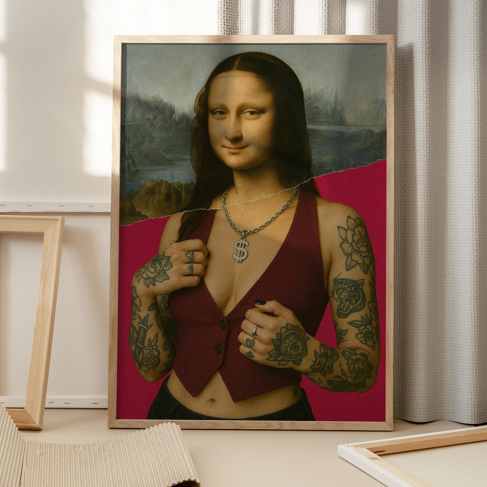 Modern Reinterpretation of the Mona Lisa