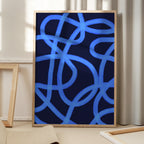 Blue Maze Paths
