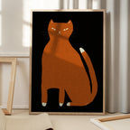 Ginger orange cat