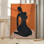 Elegant Sitting Figure