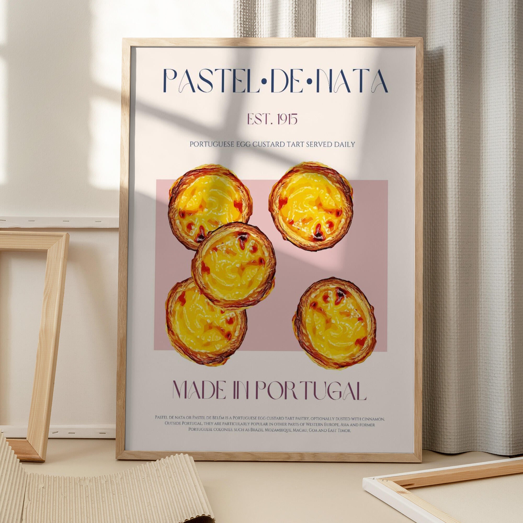 Traditional Portuguese Egg Custard Tart