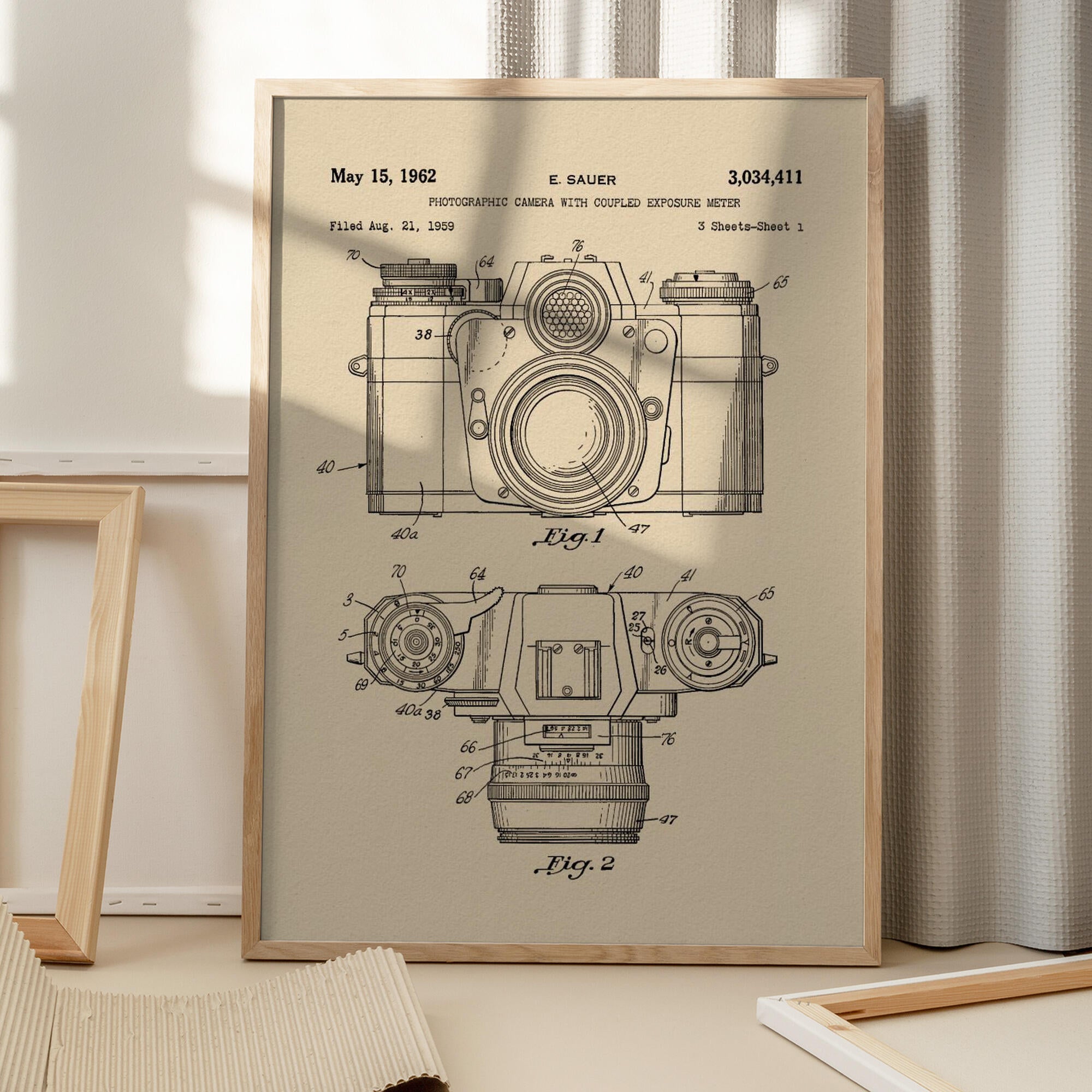 Camera Patent 1962