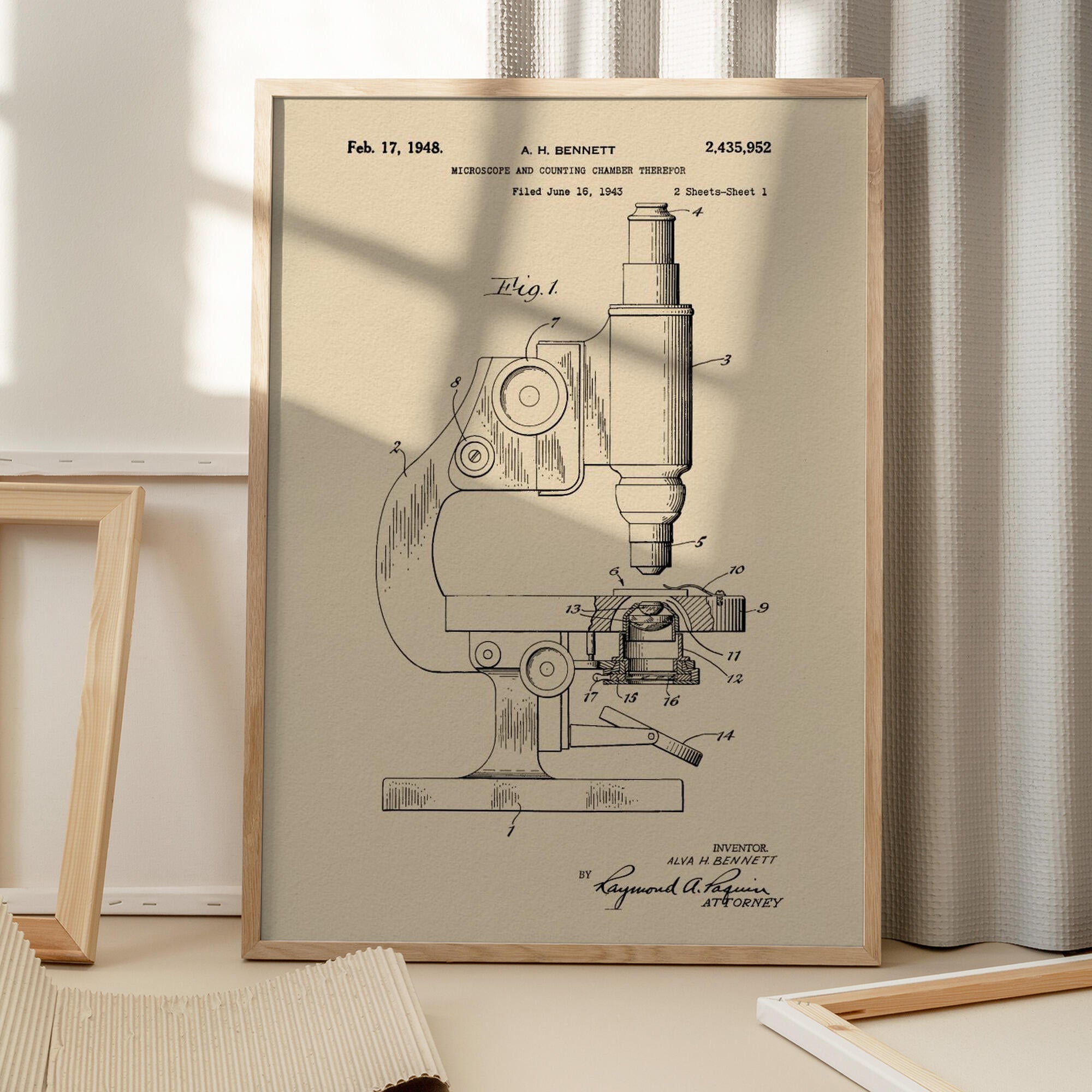 Microscope Patent 1948