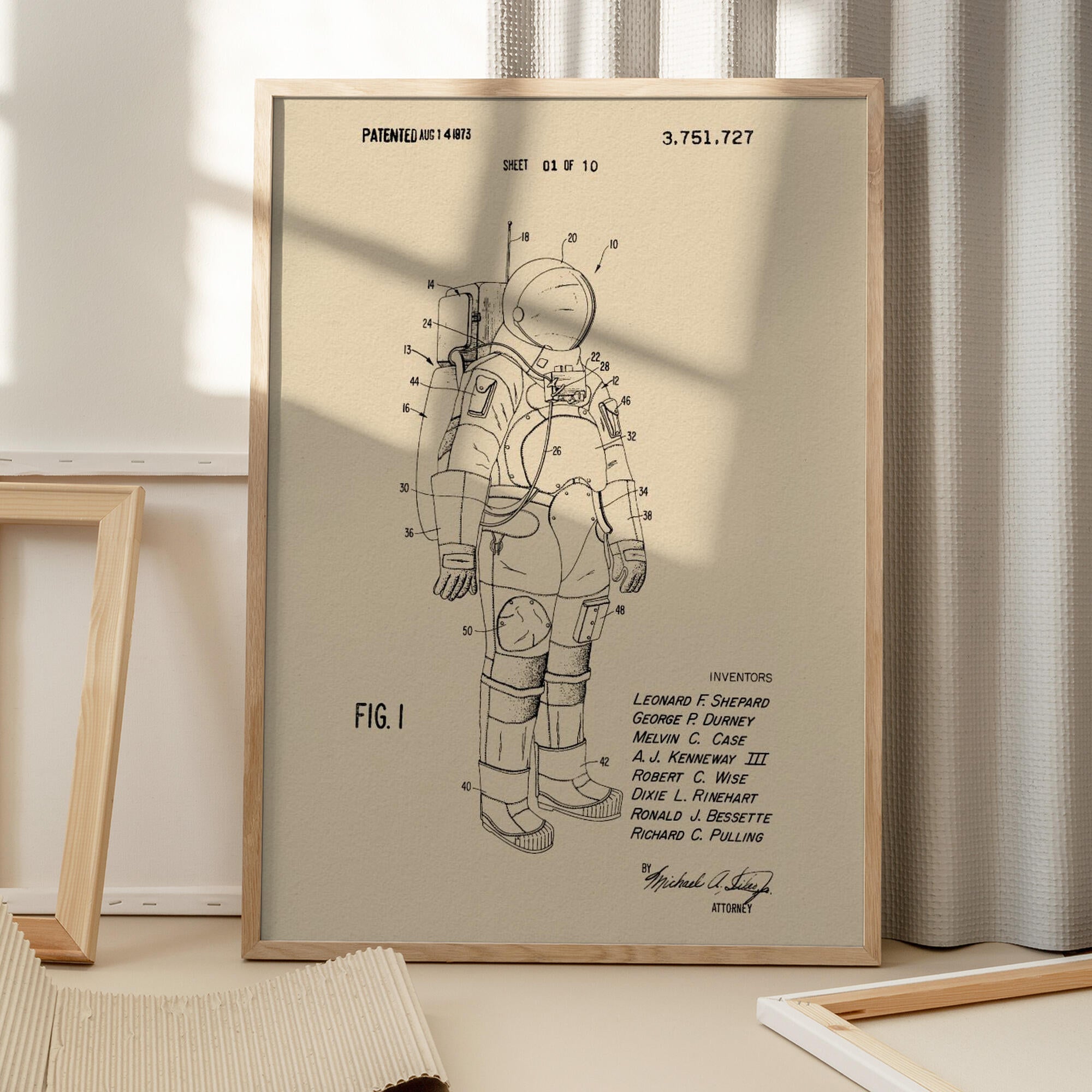 Space Suit Patent 1973